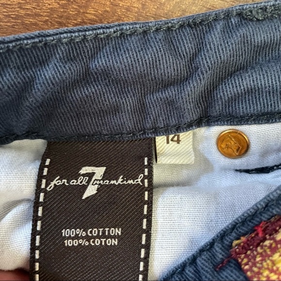 **HOST PICK** Boys  7 for all mankind navy blue cargo shorts size 14 - Picture 5 of 7